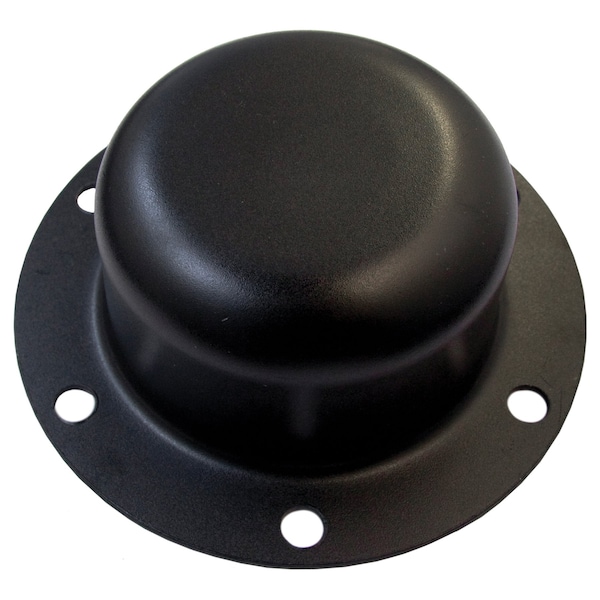 Stemco Hubcap, Wheel, Front, Steer, Stamped Steel Grease, 4-1/2 Bc, 6 Bolts, 5/16, 2 Height, 1-15/16 340-0044 - main
